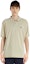 Shop PRADA Beige Solid Color Slim Fit Straight-Cut Short Sleeve T-Shirt UJN817-SWM1-14K8F-0-018