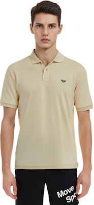 PRADA Beige Solid Color Slim Fit Straight-Cut Short Sleeve T-Shirt UJN817-SWM1-14K8F-0-018 Purchase PRADA Beige Solid Color Slim Fit Straight-Cut Short Sleeve T-Shirt UJN817-SWM1-14K8F-0-018
