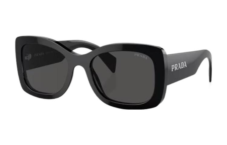 PRADA  Black Butterfly Design Acetate Sunglasses PRA08S1AB5S0