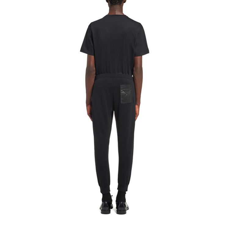 PRADA  Black Casual Pants with Triangle Logo and Pocket Detail. UMP101-1Z4R-F0002-S-221 圖 4