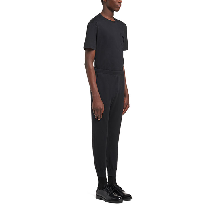 PRADA  Black Casual Pants with Triangle Logo and Pocket Detail. UMP101-1Z4R-F0002-S-221 圖 5