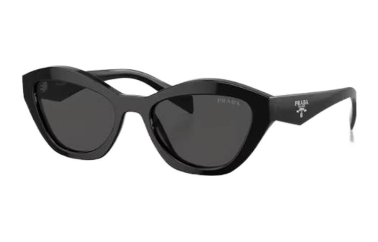 PRADA  Black Cat-Eye Sunglasses Acetate Frame Stylish Design PRA02S16K08Z