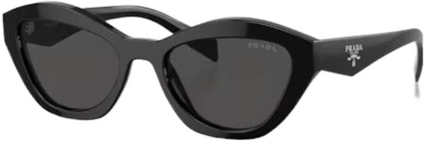 PRADA Black Cat-Eye Sunglasses Acetate Frame Stylish Design PRA02S16K08Z PRADA Black Cat-Eye Sunglasses Acetate Frame Stylish Design PRA02S16K08Z