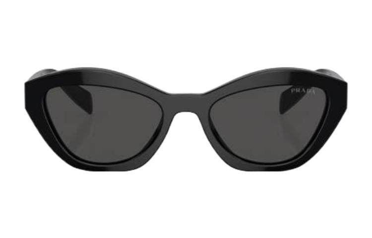 Lookbook PRADA 黑色貓眼太陽眼鏡 時尚醋酸纖維框架設計 PRA02S16K08Z