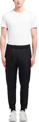 普拉达 黑色松紧腰休闲运动裤裤子 UJP172-1YFJ-F0806-S-202 Lookbook 普拉达 黑色松紧腰休闲运动裤裤子 UJP172-1YFJ-F0806-S-202