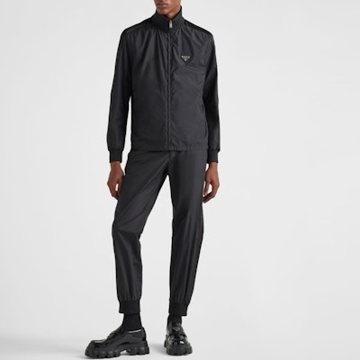 普拉达黑色弹力腰带针织休闲裤 SPH332-133V-F0002 Lookbook 普拉达黑色弹力腰带针织休闲裤 SPH332-133V-F0002