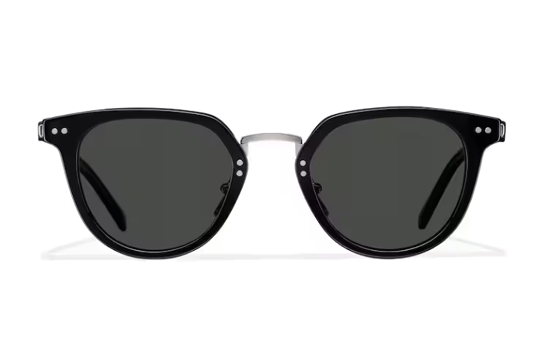 PRADA  Black Irregular Shaped Sunglasses with Engraved Temples. SPR17YF1ABFE03RC049 圖 2
