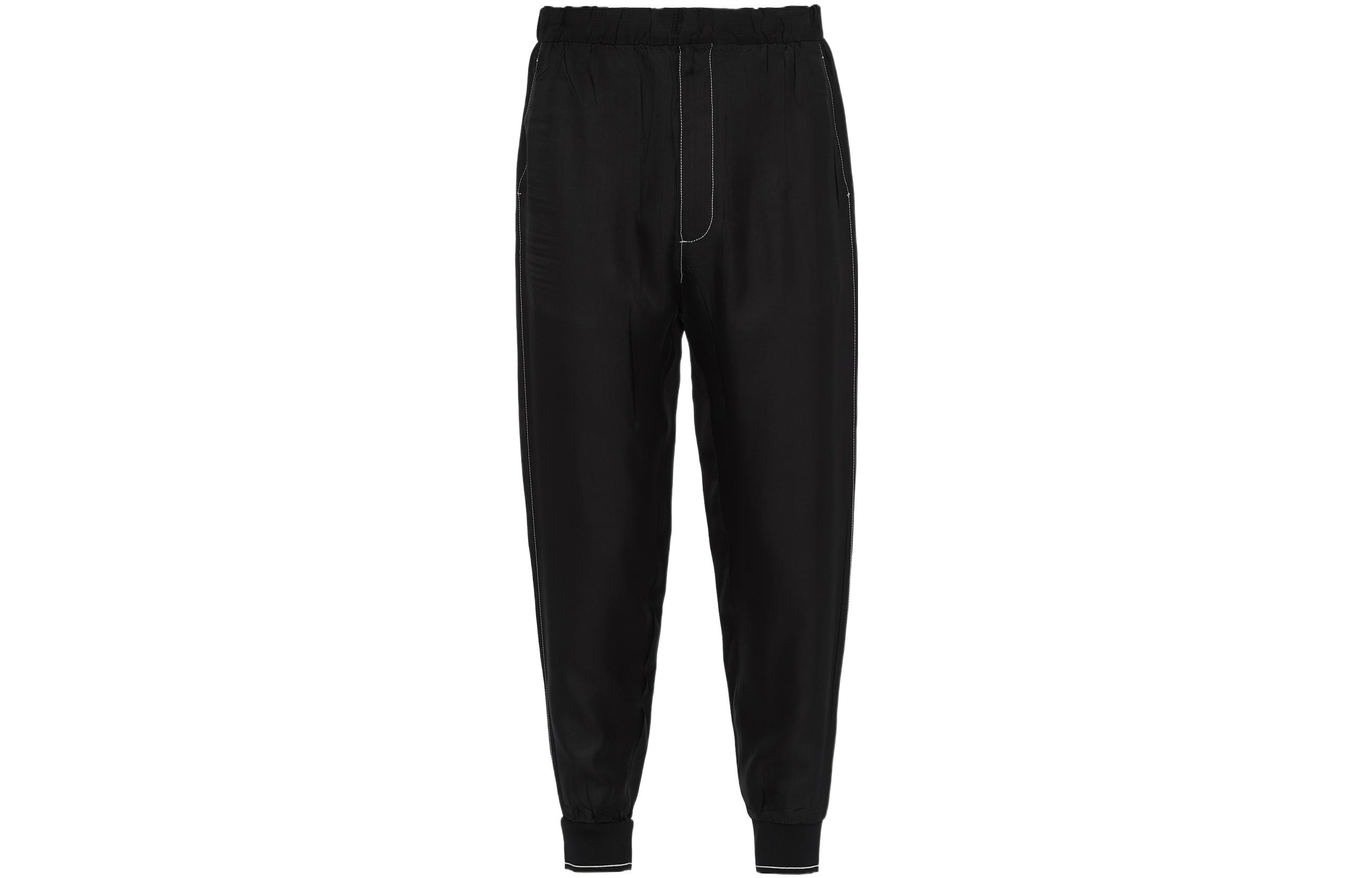 PRADA  Black Jogger Pants with Line Details SPH258-1QWC-F0002-S-231