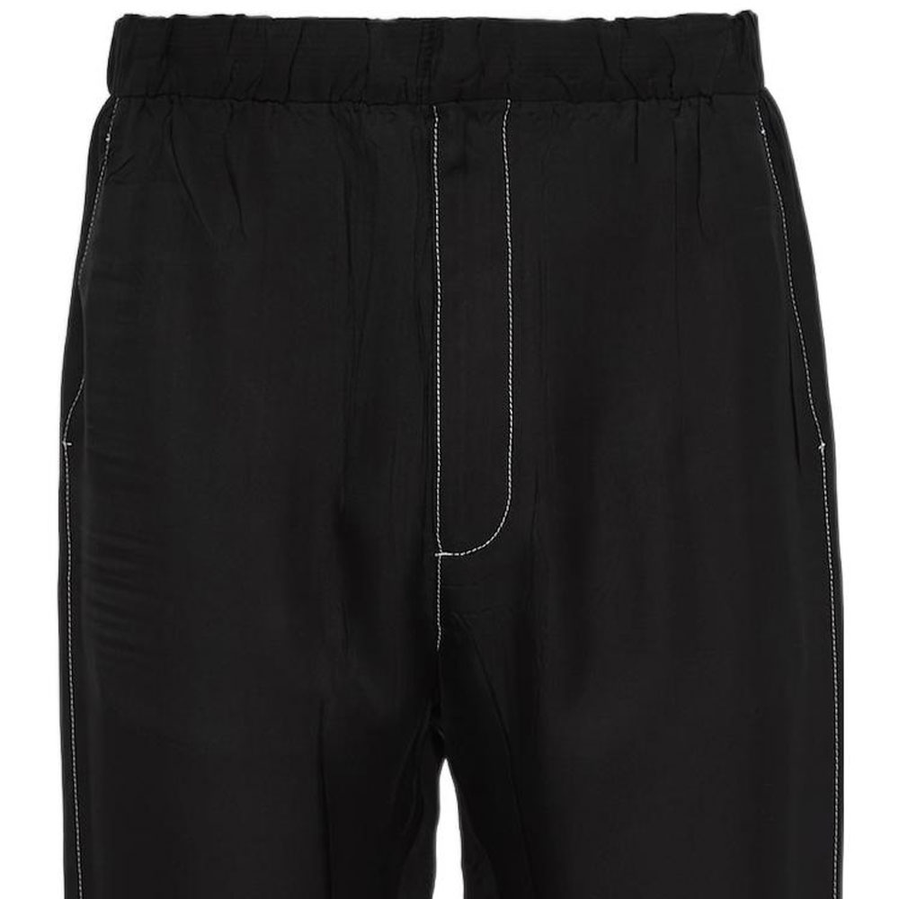 Purchase PRADA ブラック ラインディテール ジョガーパンツ SPH258-1QWC-F0002-S-231