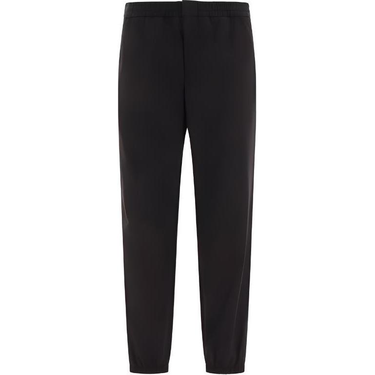 PRADA  Black Jogger Pants with Zipper and Pockets SPH372-1XV2-F0002-S-OOO