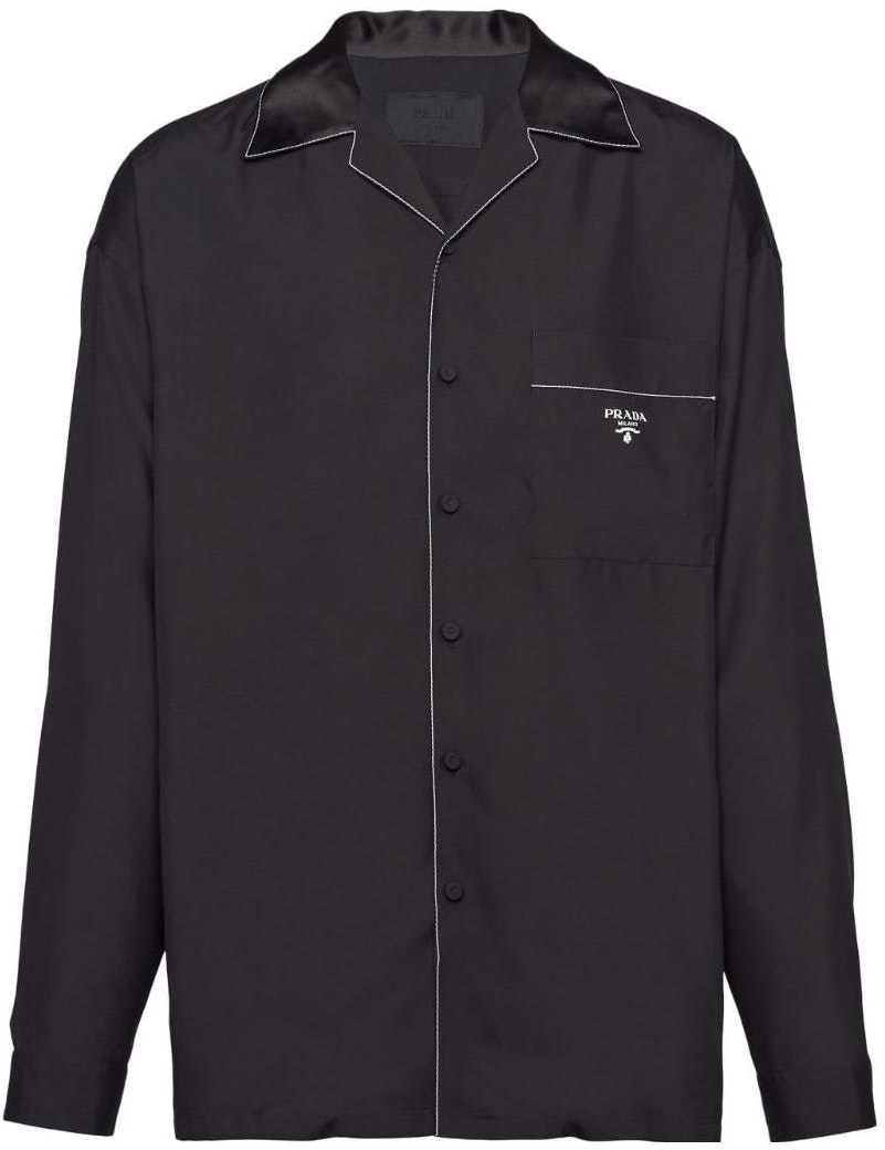 prada-black-logo-print-contrast-stitch-long-sleeve-shirt-sc-737-10-hx-f0002-s-ooo