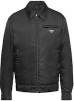 PRADA Black Logo Zip-Up Long Sleeve Jacket SGB503-1WQ8-F0002-S-202 PRADA Black Logo Zip-Up Long Sleeve Jacket SGB503-1WQ8-F0002-S-202