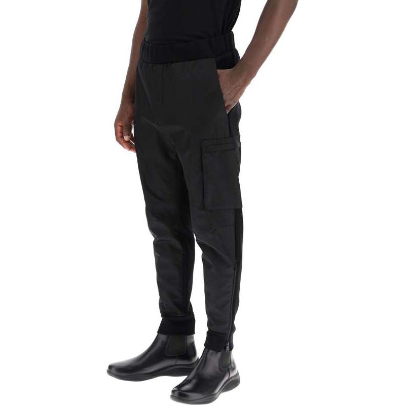 Purchase PRADA 黑色多口袋拉链休闲裤 UJP156-1R4H-F0806