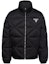 Buy PRADA Black Puffer Jacket with Hidden Hood and Stand Collar SGB803-1WQ8-F0002-S-202