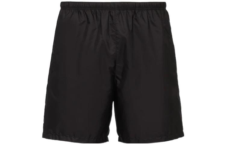 PRADA  Black Re-Nylon Solid Swim Shorts. UB333107L-F0002-S-221