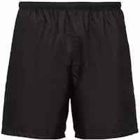 Order PRADA Black Re-Nylon Solid Swim Shorts. UB333107L-F0002-S-221
