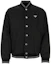 Order PRADA Black Single-Breasted Jacket with Striped Trim Long Sleeves. UJL96A-11JE-F0806