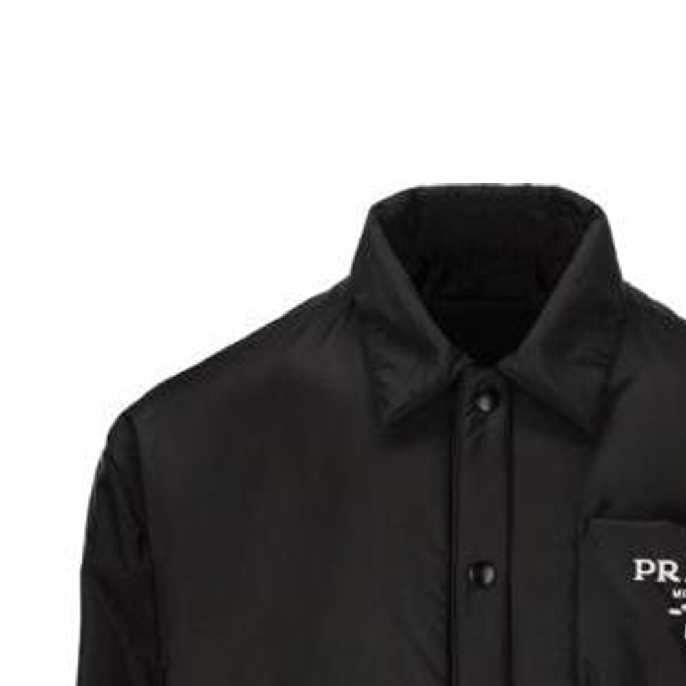 PRADA  Black Single-Breasted Loose-Fit Jacket SGN914-107L-F0002 圖 4
