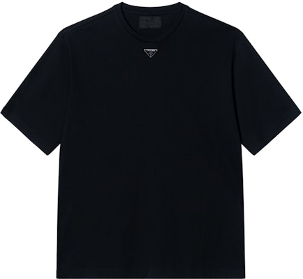 PRADA Black Slim Fit Graphic Back Print Crewneck Short Sleeve T-Shirt UJN861-240-F0002-S-232 Buy PRADA Black Slim Fit Graphic Back Print Crewneck Short Sleeve T-Shirt UJN861-240-F0002-S-232