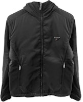 PRADA Black Solid Color Loose Fit Zipper Hoodie Jacket SGB224-106O-F002L PRADA Black Solid Color Loose Fit Zipper Hoodie Jacket SGB224-106O-F002L