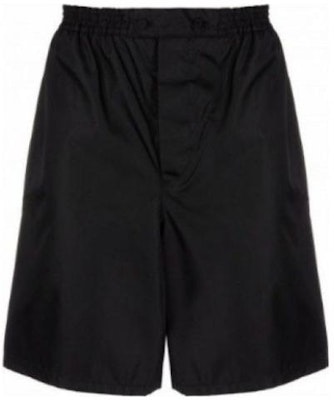 普拉达 黑色纯色宽松休闲短裤 SPH188-1WQ8-F0002-S-221 Order 普拉达 黑色纯色宽松休闲短裤 SPH188-1WQ8-F0002-S-221