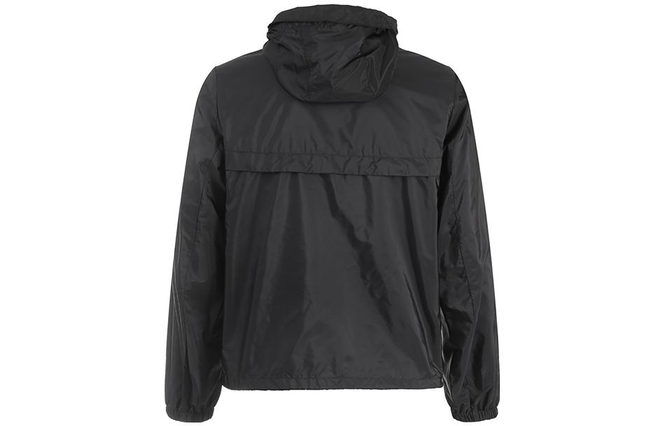 Lookbook PRADA  Black Solid Logo Print Hooded Jacket SGC052-107L-F0002-S-221