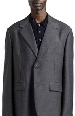 PRADA Black Solid Single-Breasted Casual Long Sleeve Blazer Jacket DNA953-1XMY-F0308 Shop PRADA Black Solid Single-Breasted Casual Long Sleeve Blazer Jacket DNA953-1XMY-F0308