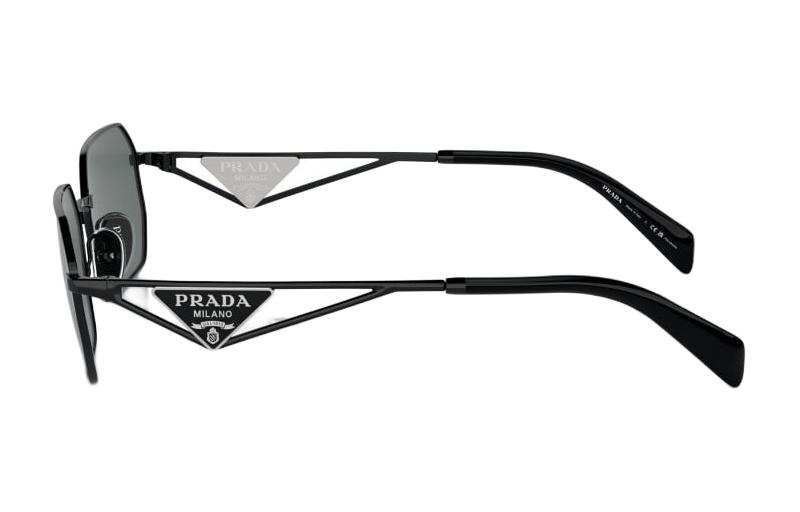 PRADA  Black Square Metal Frame Sunglasses. PRA51S1AB5Z1 圖 6