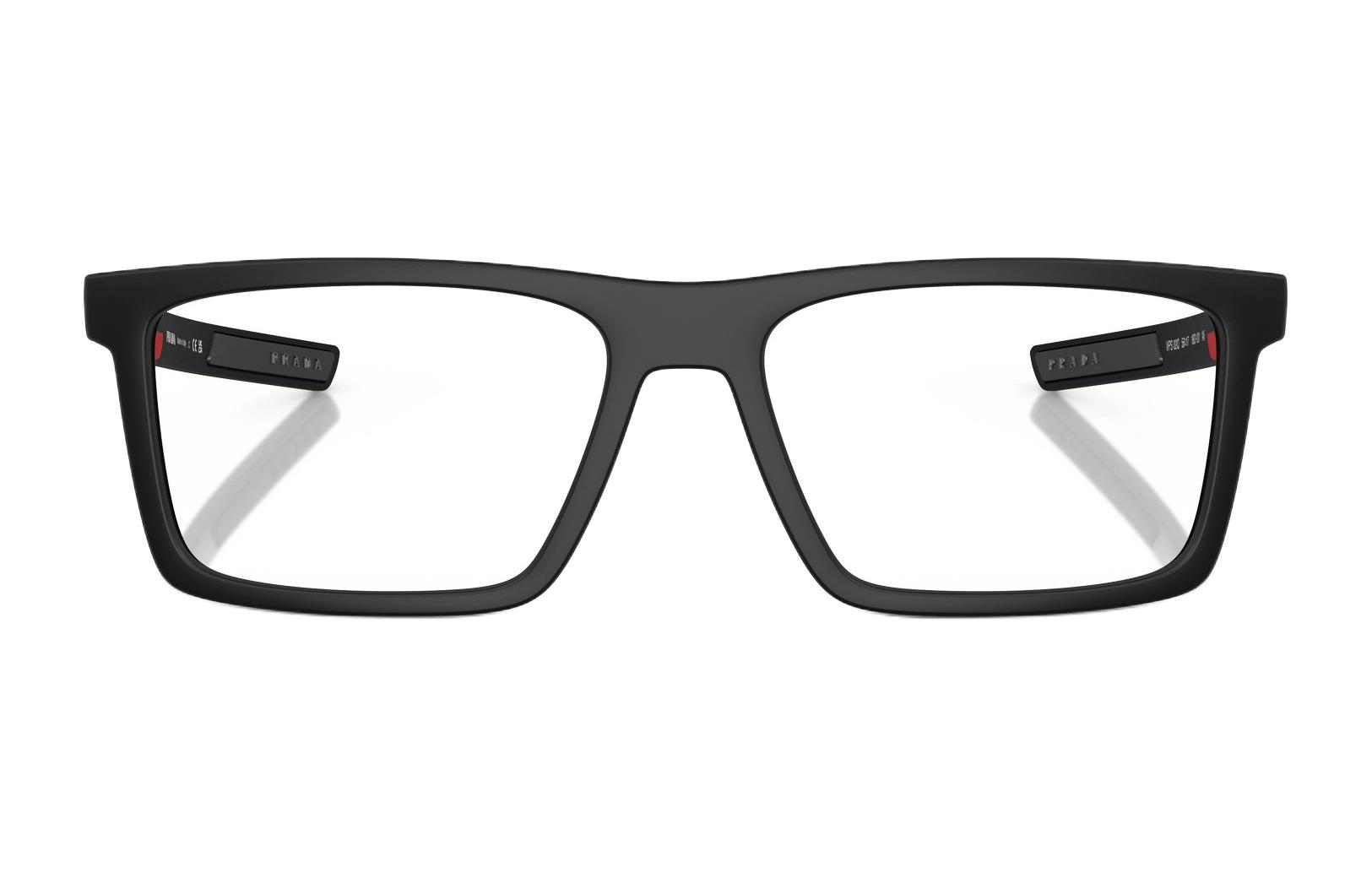 PRADA  Black Square Optical Glasses with Logo on Temples. PS02QV1BO1O1 圖 3