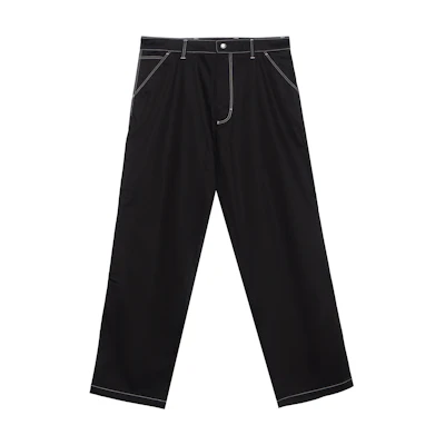 PRADA Black Straight-Leg Casual Pants with Zipper SPH291-108I-F0002-S-232