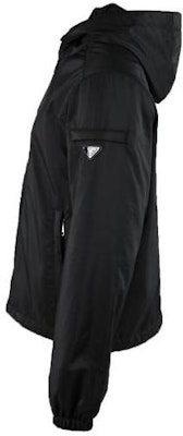 プラダ ブラック ジップフーディ ジャケット ソリッドロゴプリント デザイン. SGM242-106O-F0002 Shop プラダ ブラック ジップフーディ ジャケット ソリッドロゴプリント デザイン. SGM242-106O-F0002