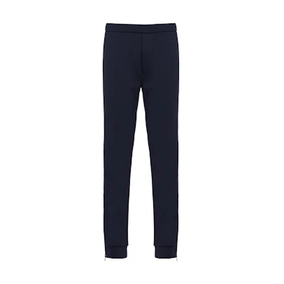 PRADA Blue Drawstring Elastic Waist Relaxed Fit Jogger Pants. SJP282-1MO3-F0AI7-S-192