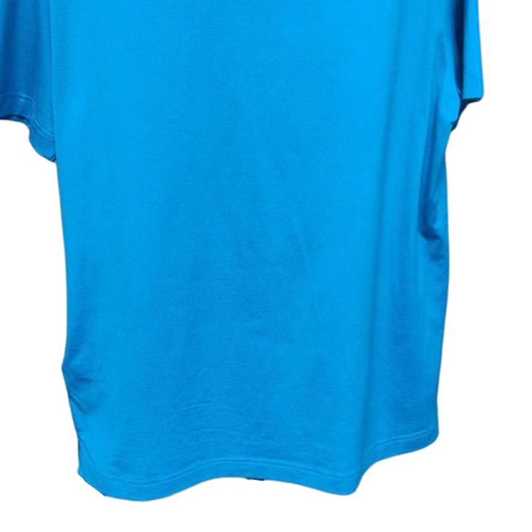 PRADA  Blue Logo Embroidered Pocket Crew Neck T-Shirt. UJN587-1UOQ-F0OGV-S-192 圖 5