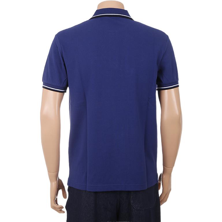 Details for 普拉达 蓝色条纹领标短袖POLO衫 SJN256-322-F0AHG