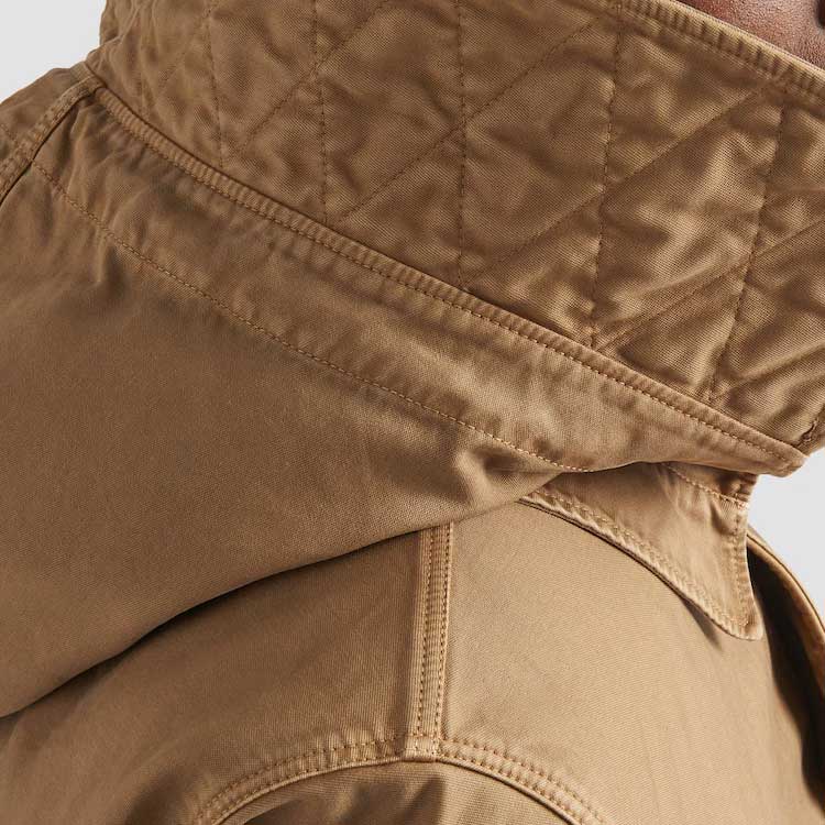 Sizing PRADA 棕色纯色连帽休闲夹克. SGC344-1V3W-F0594-S-232