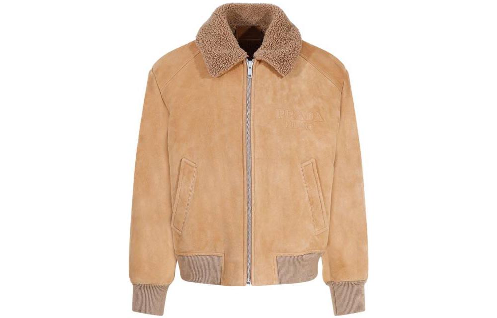 Order PRADA 棕色拉鍊修身立領外套 UPW474-JHY-F0594