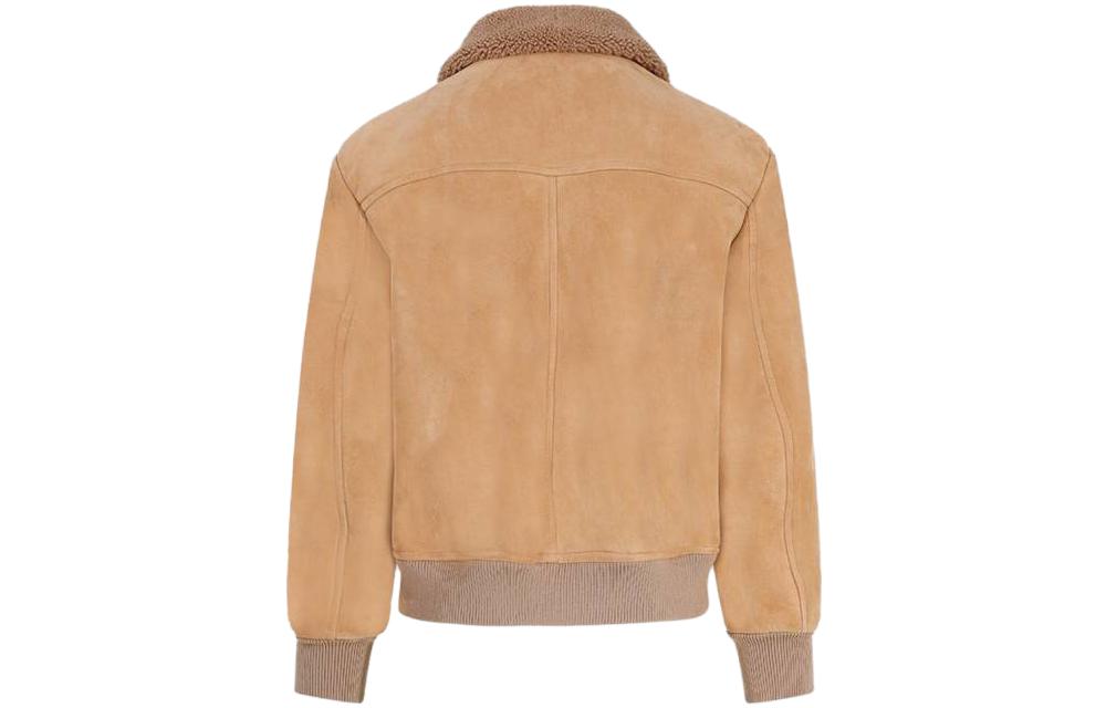 Lookbook PRADA 棕色拉鍊修身立領外套 UPW474-JHY-F0594