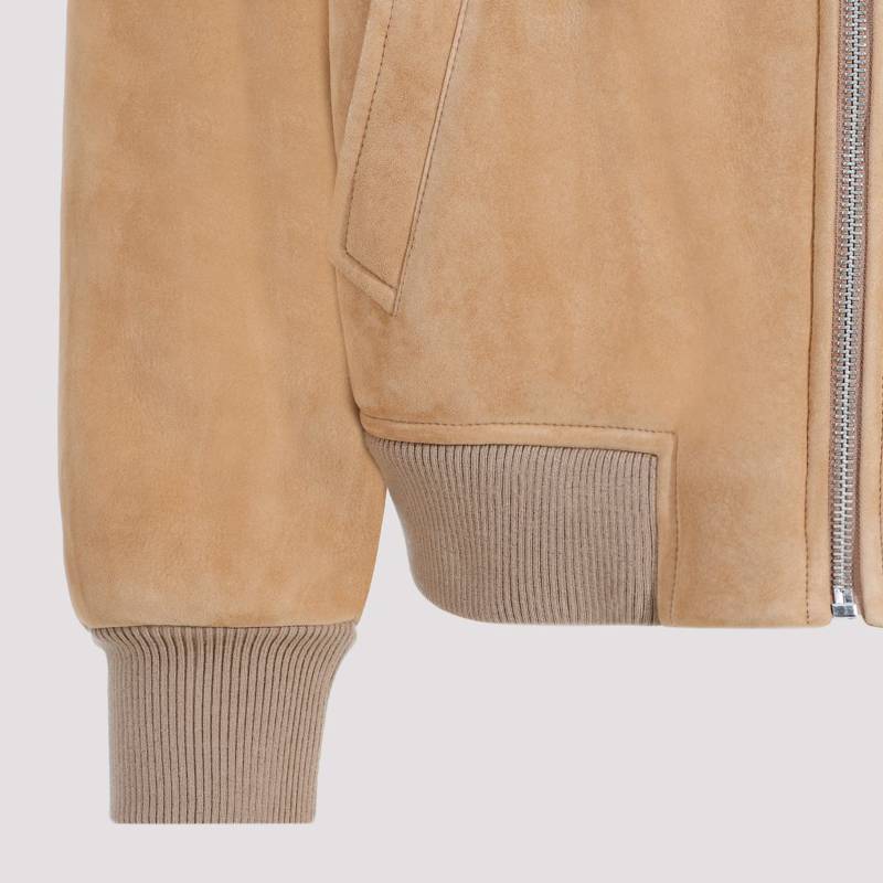 Purchase PRADA 棕色拉鍊修身立領外套 UPW474-JHY-F0594