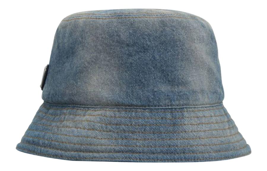 Lookbook PRADA Sombrero Cubo Azul Logo Clásico. 2HC13712K1F0V3N