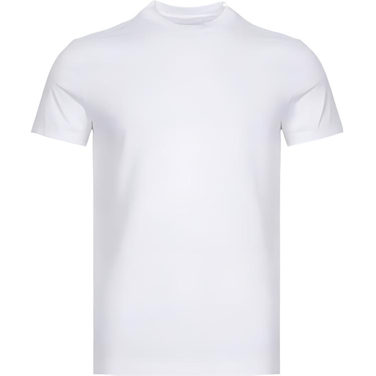 Order PRADA Clásica Camiseta Blanca Casual de Manga Corta y Cuello Redondo. DNA829-11CD-FO009-S-221