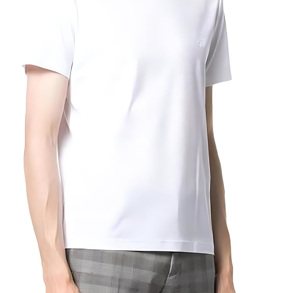 Details for PRADA Clásica Camiseta Blanca Casual de Manga Corta y Cuello Redondo. DNA829-11CD-FO009-S-221