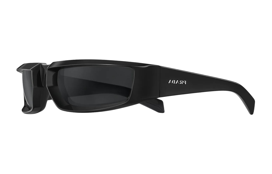 PRADA  Fashion Rectangle Black Sunglasses SPR25Y-E1AB-F05S0-C-063