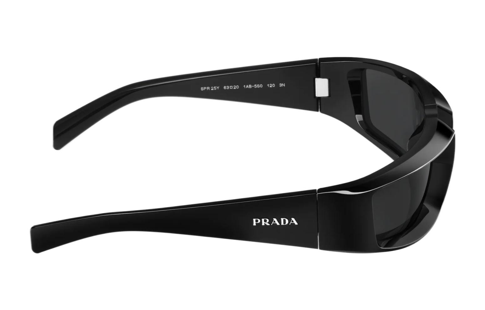 PRADA  Fashion Rectangle Black Sunglasses SPR25Y-E1AB-F05S0-C-063 圖 5