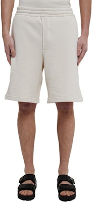 PRADA 修身弹力腰带休闲短裤天然色. UJP22414LJF0018 Lookbook PRADA 修身弹力腰带休闲短裤天然色. UJP22414LJF0018