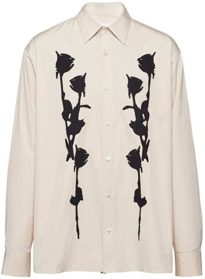 prada-floral-pattern-long-sleeve-casual-shirt-beige-ucn-541-14-ma