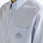 Purchase PRADA FW24 Light Blue Long Sleeve Shirt with Logo Embroidery. UCN425-15MZ-F0012-S-221
