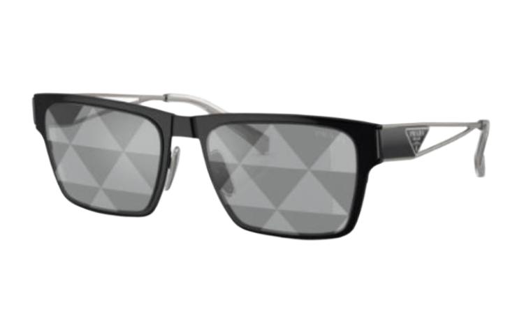 PRADA  Geometric Metal Square Grey Sunglasses. PRAY2W4Z 圖 2
