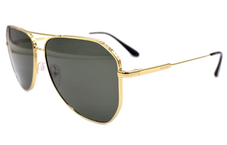 PRADA  Gold Pilot Polarized Sunglasses Metal Double Bridge Eyewear. SPR63X ZVN 03R 圖 4