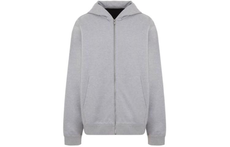 Order 普拉达灰色修身字母印花连帽拉链外套 UJL02B-1Y13-F0031