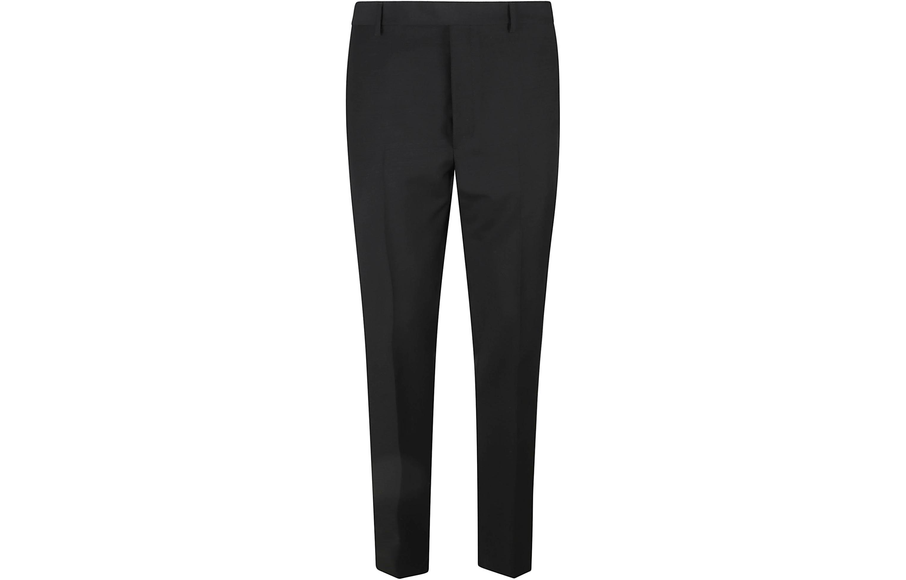 Order PRADA  High-Waist Tapered Casual Pants Black UP0141-1P3Z-F0002